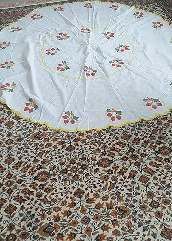 Nakışlı Beyaz Mutfak petdesi - Görsel 5