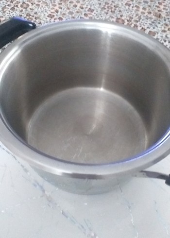 Gri Kapaklı Paslanmaz Çelik Tencere - Görsel 2