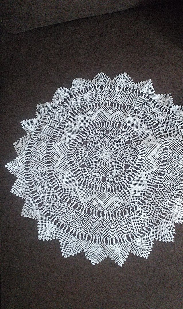 iğne oyası sehpa örtüsü - Görsel 2