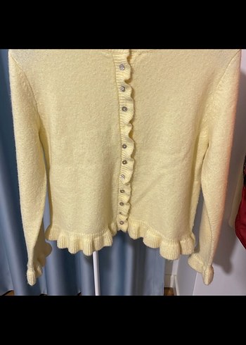 ZARA BUTTER YELLOW TRİKO HIRKA - Görsel 3