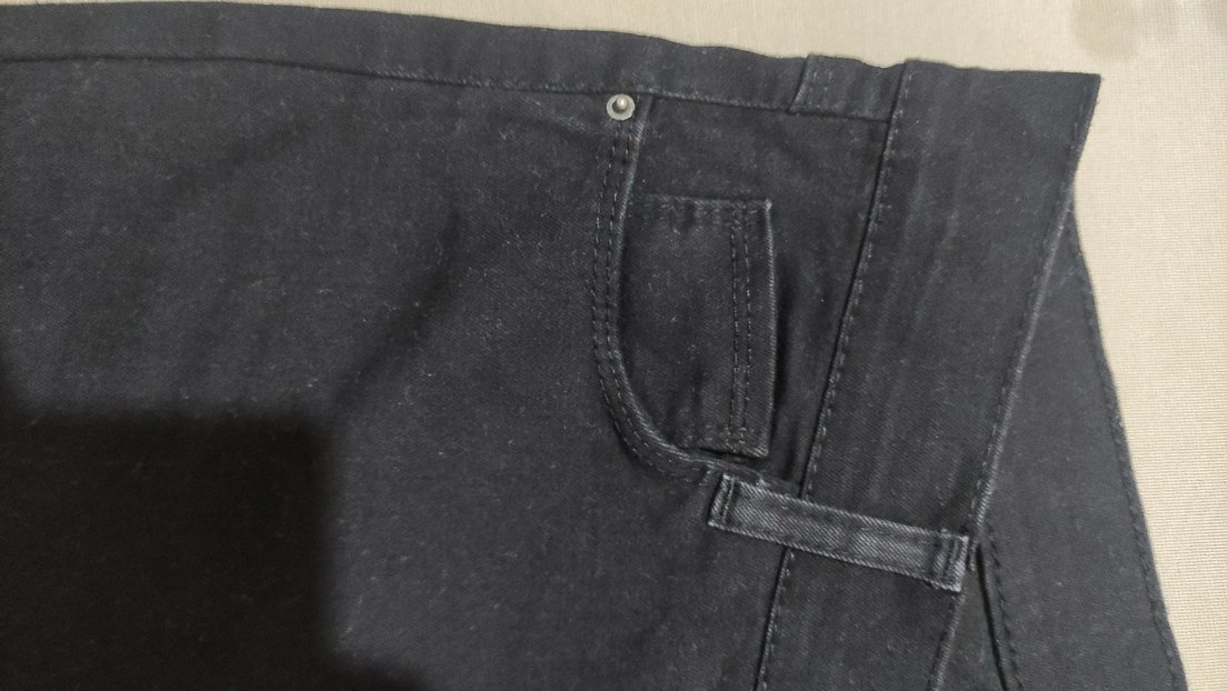 Kadın Siyah Dar Kesim Denim Pantolon - Görsel 4