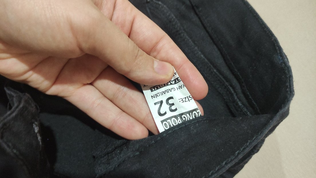 Kadın Siyah Dar Kesim Denim Pantolon - Görsel 5