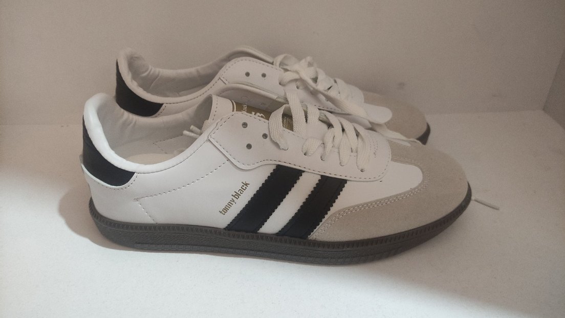 Beyaz Gri Erkek Spor Ayakkabı Stiletto Topuklu - Görsel 5