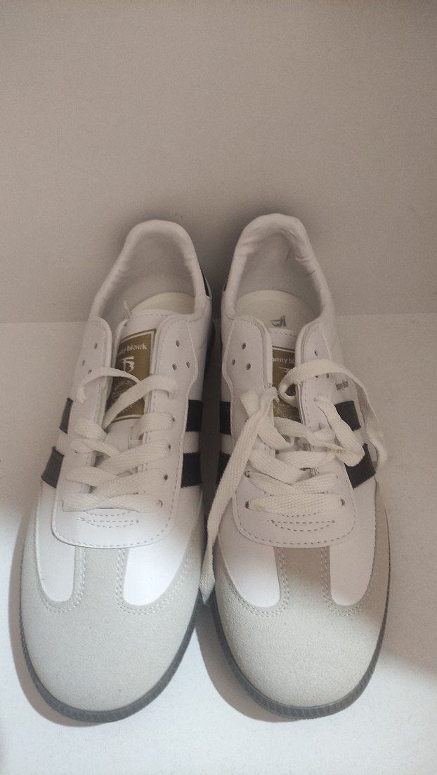 Beyaz Gri Erkek Spor Ayakkabı Stiletto Topuklu - Görsel 3