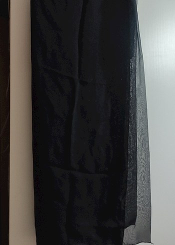 Siyah Kadın Drapeli şal - Görsel 2