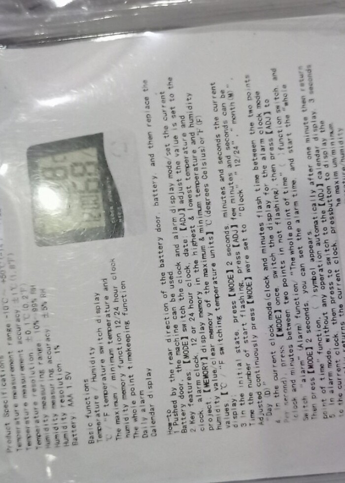 Dijital termometre  - Görsel 3