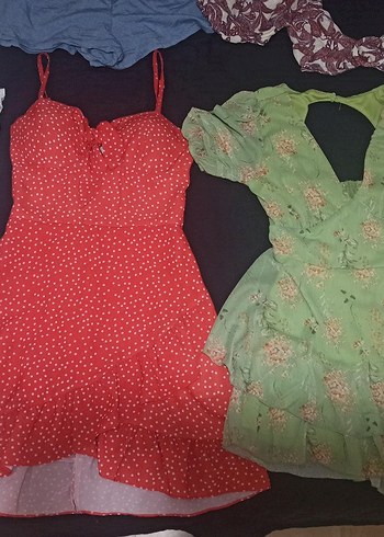Zara Bohem Tarz Mini Elbiseler ve Üstler