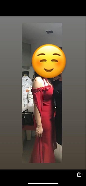 Kırmızı kına elbisesi - Görsel 4