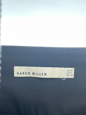 34 Beden siyah Renk Karen Millen Mini Etek %70 İndirimli.