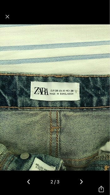 Zara Zara kot şort