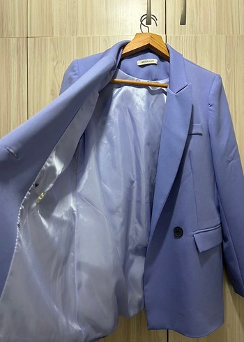 Düğmeli Kadın Blazer Ceket - Görsel 3