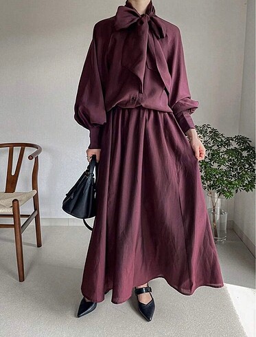 Zara ikili gömlek etek takım