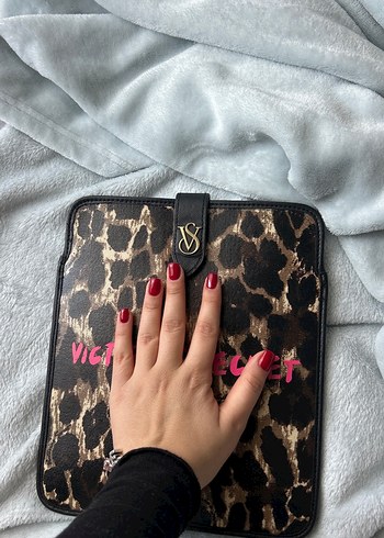 Kahverengi Victoria's Secret clutch - Görsel 3