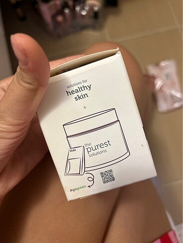 Diğer the purest kırmızı toz peeling