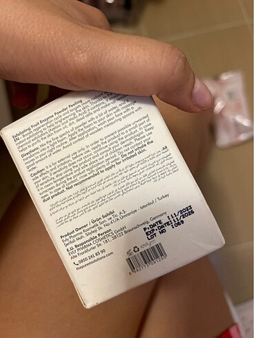 Beden the purest kırmızı toz peeling