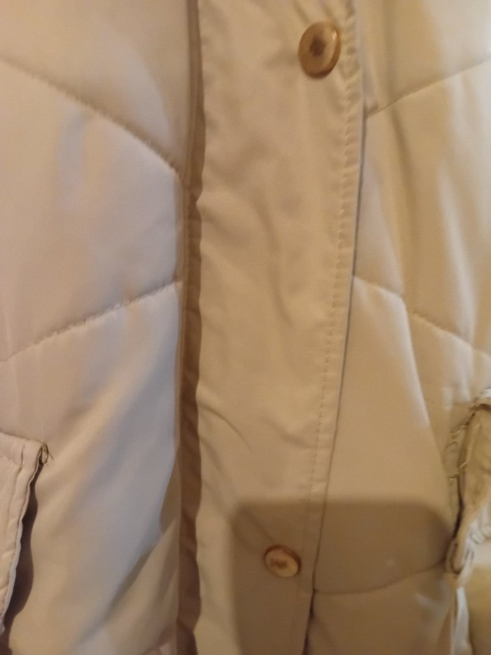 Kürklü Bej kız çocuk Kışlık Mont - Görsel 3