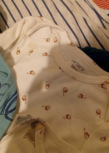 Çok Renkli Uzun Kollu Bebek Body - Görsel 5