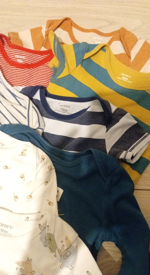 Çok Renkli Uzun Kollu Bebek Body - Görsel 4