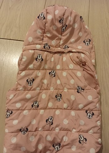 Kız Çocuk Pembe Baskılı Fermuarlı Yelek - Görsel 5