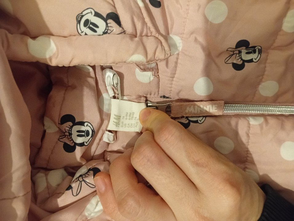 Kız Çocuk Pembe Baskılı Fermuarlı Yelek - Görsel 3