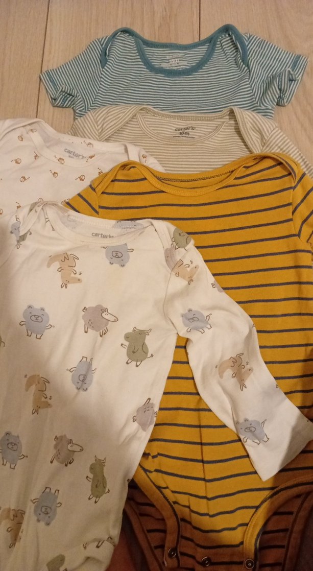 Uzun Kollu  kısa kollu karışık Bebek Body - Görsel 3