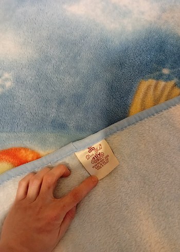 Mavi Desenli Çocuk Battaniyesi - Görsel 3