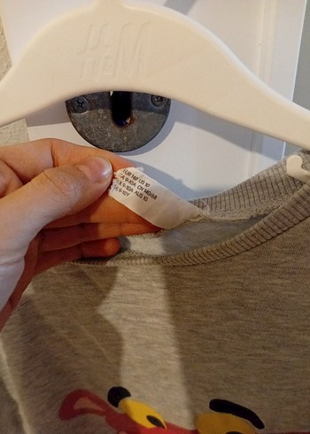 Gri Uzun Kollu Kız elbise - Görsel 2