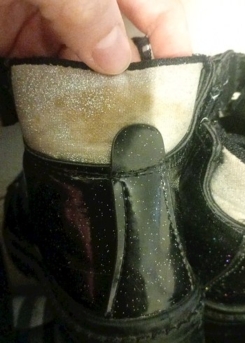 Kız Çocuk Siyah Goth Botlar - Görsel 7