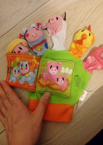 Renkli Parmak Kuklası Oyuncak - Görsel 3