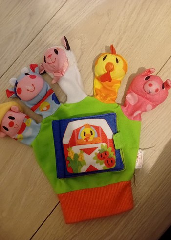 Renkli Parmak Kuklası Oyuncak - Görsel 2