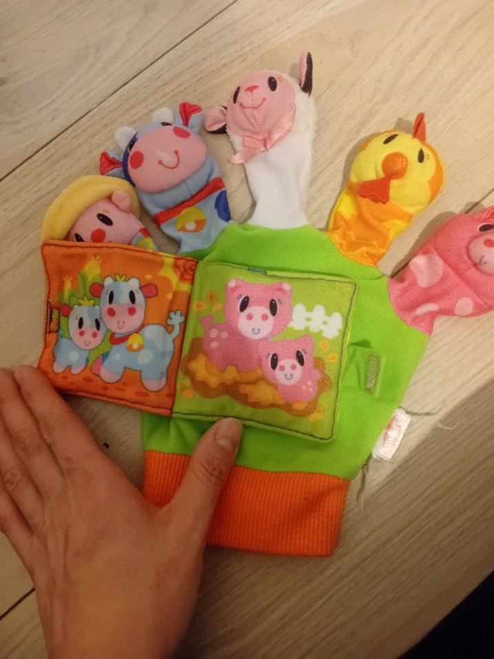 Renkli Parmak Kuklası Oyuncak - Görsel 3