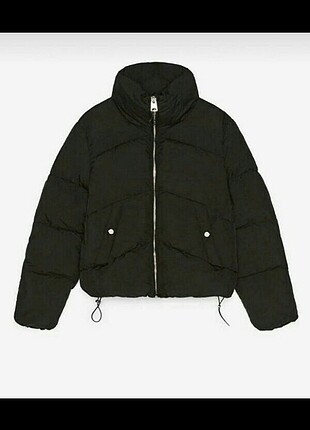 Siyah bershka mont 