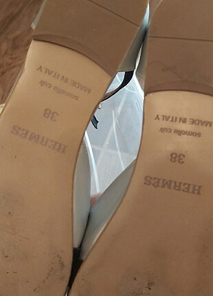 38 Beden gri Renk Hermes sandalet 