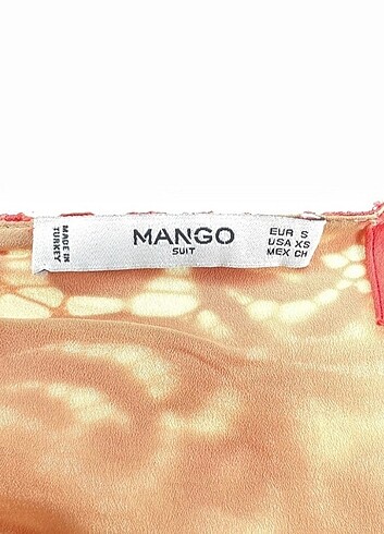 s Beden turuncu Renk Mango elbise 