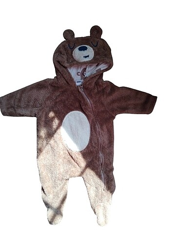 Unisex Ayılı bebek tulum 