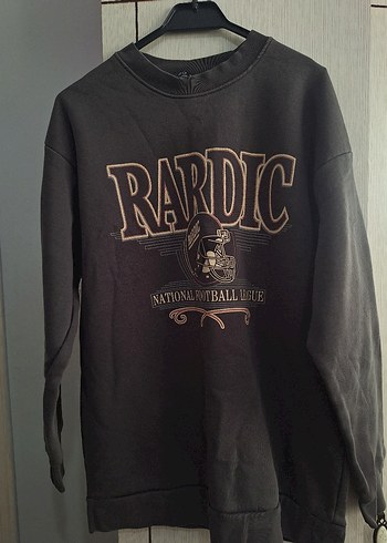 Gri Kadın Baskılı Sweatshirt - Görsel 4