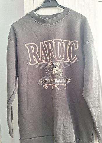 Gri Kadın Baskılı Sweatshirt - Görsel 3