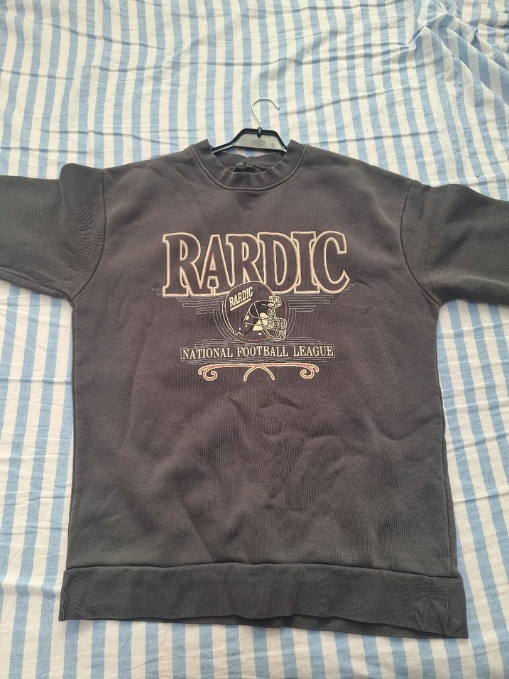 Gri Kadın Baskılı Sweatshirt - Görsel 2