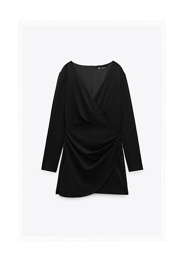 Zara drape elbise