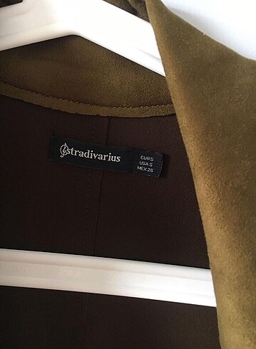 Stradivarius stradivarius suni süet trençkot