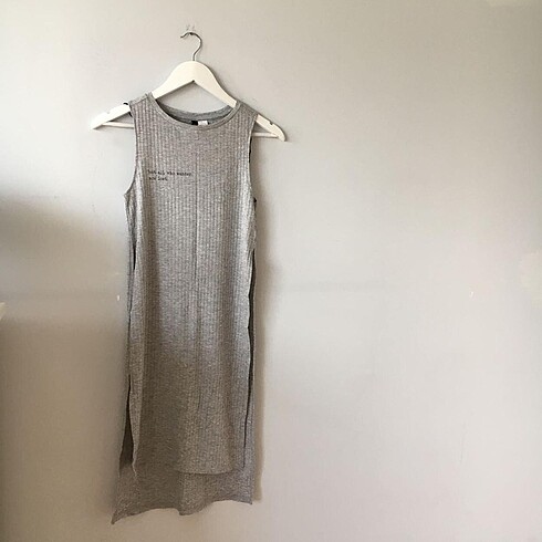 h&m uzun yırtmaçlı tunik üst