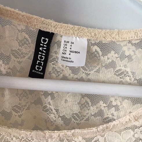 H&M h&m dantel üst