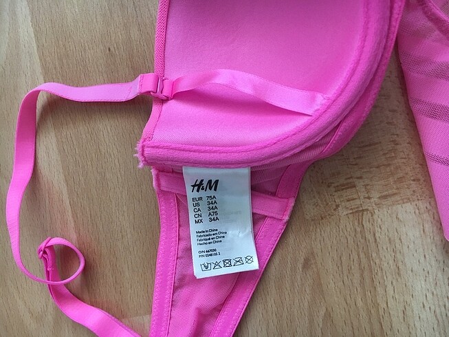 xs Beden h&m kadın iç çamaşır takım