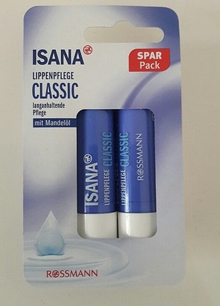 Isana 2'li temel Lip balm