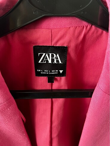 l Beden Zara crop ceket