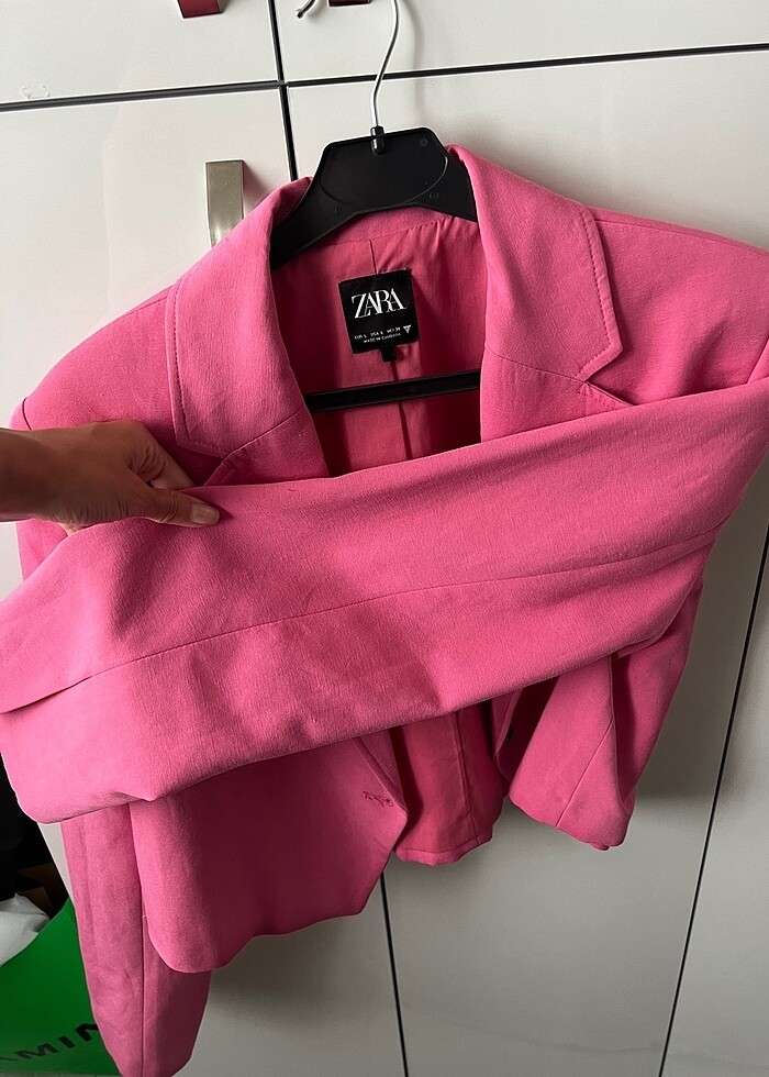 Zara crop ceket - Görsel 5