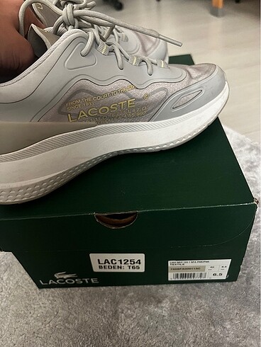 40 Beden gri Renk Lacoste spor ayakkabı kadın