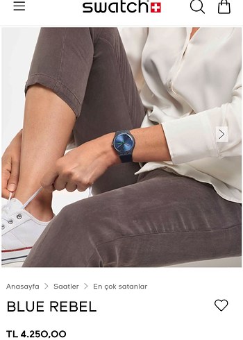 Swatch Blue Rebel Mavi Akıllı Saat