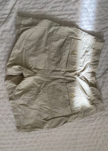 BDG Bermuda Çok Cepli Bej Şort - Görsel 3