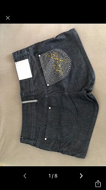 Loft Y2k gotik grunge şort